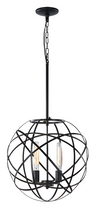 ATOM luminaire suspendu noir C57802BK