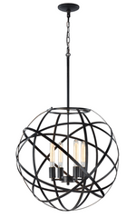 ATOM luminaire suspendu noir C57804BK
