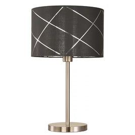 PRUGA lampe noire, dorée et argent CN 9402-SNGBS | Luminaire Plus.ca