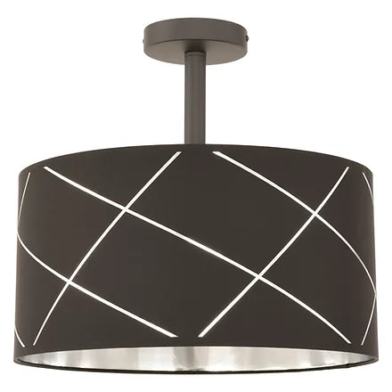 PRUGA luminaire noir et argent CN 9400-BK | Luminaire plus.ca