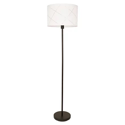 PRUGA lampe de plancher noir et blanc CN 9403-BKWHT | Luminaire Plus.ca