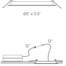 ENCASTRÉ 4''noir 5004-CC-BK | Luminaire Plus.ca