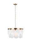 MELLITA luminaire doré et pastilles de verre | Luminaire Plus.ca