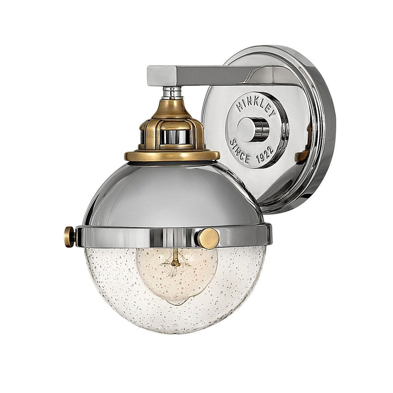 FLETCHER luminaire mural nickel brossé et doré 5170PN