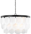 MELLITA luminaire suspendu noir et pastilles de verre 5202508-112 | Luminaire Plus.ca