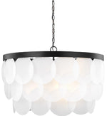 MELLITA luminaire suspendu noir et pastilles de verre 5202508-112 | Luminaire Plus.ca