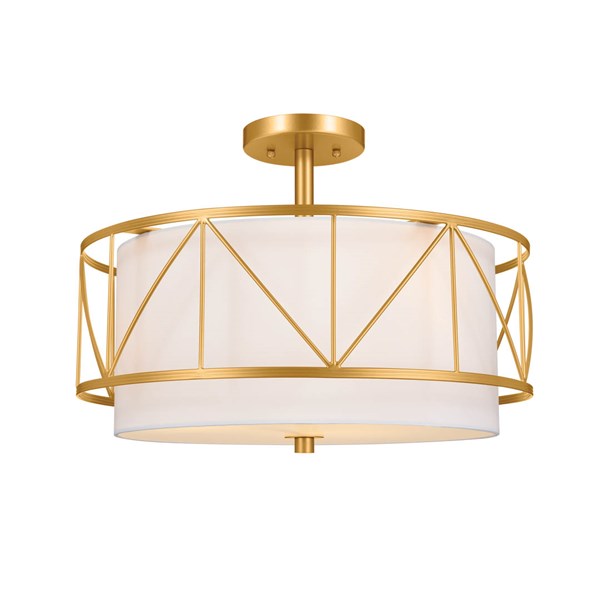 BIRKLEIGH luminaire plafonnier et suspendu doré 52075CLG | Luminaire Plus.ca