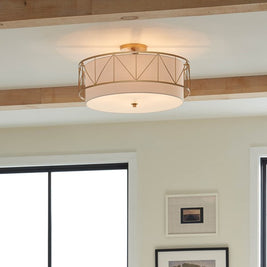 BIRKLEIGH luminaire plafonnier doré 52076CLG | Luminaire Plus.ca