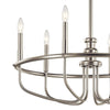 CAPITOL HILL luminaire suspendu nickel brossé 52304NI
