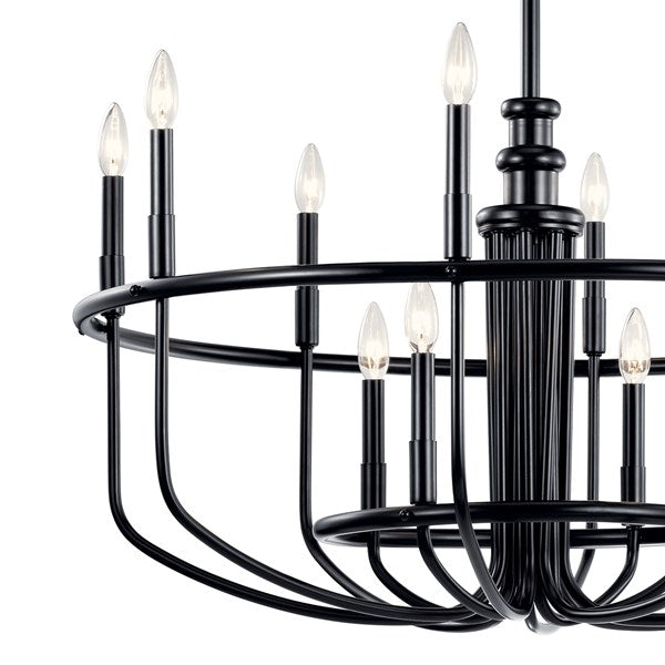 CAPITOL HILL luminaire suspendu noir et doré 52305BK | Luminaire Plus.ca