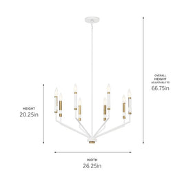 ARMAND luminaire suspendu blanc et doré 52349WH | Luminaire Plus.ca