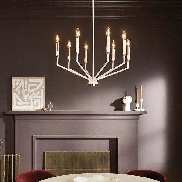 ARMAND luminaire suspendu blanc et doré 52349WH | Luminaire Plus.ca