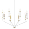 ARMAND luminaire suspendu blanc et doré 52349WH | Luminaire Plus.ca