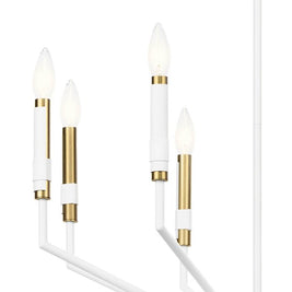 ARMAND luminaire suspendu blanc et doré 52349WH | Luminaire Plus.ca