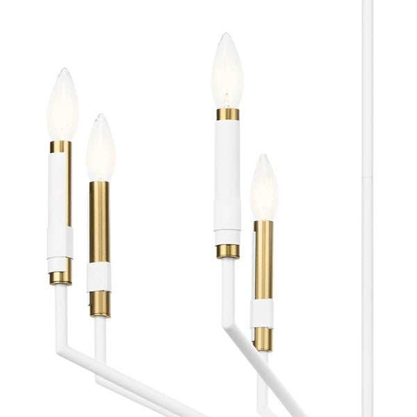 ARMAND luminaire suspendu blanc et doré 52349WH | Luminaire Plus.ca