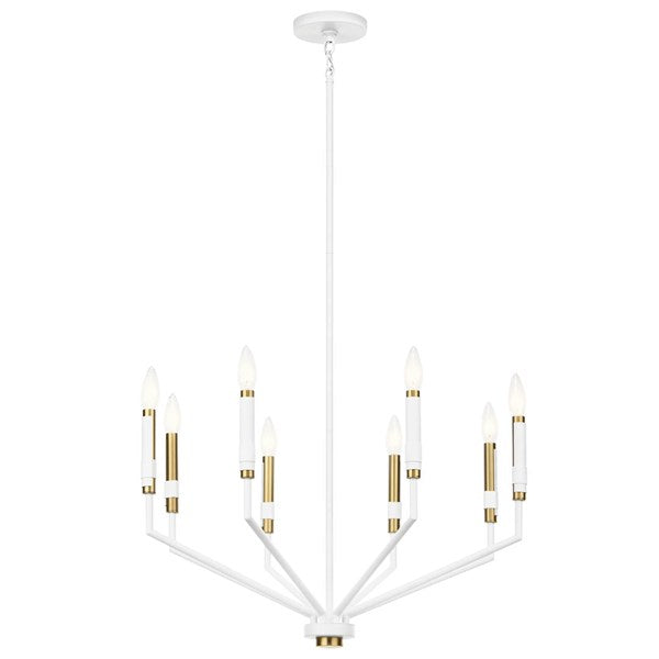 ARMAND luminaire suspendu blanc et doré 52349WH | Luminaire Plus.ca