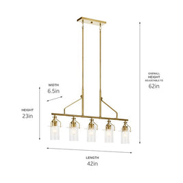 EVERETT luminaire suspendu doré 52379NBR