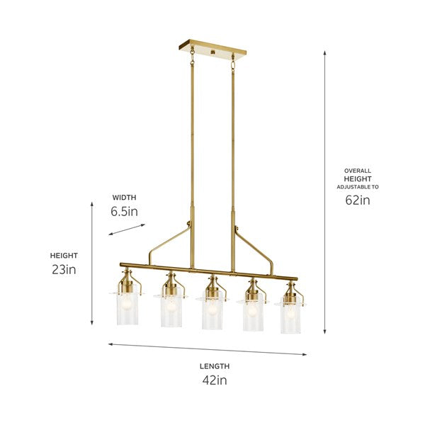 EVERETT luminaire suspendu doré 52379NBR
