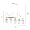EVERETT luminaire suspendu chrome 52379PN | Luminaire Plus.ca
