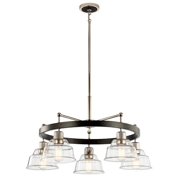 EASTMONT luminaire suspendu rond 5 globes 52403 | Luminaire Plus.ca