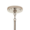 EASTMONT luminaire suspendu chrome et effet bois 52405PN
