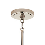 EASTMONT luminaire suspendu chrome et effet bois 52405PN