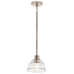 EASTMONT luminaire suspendu chrome et effet bois 52405PN