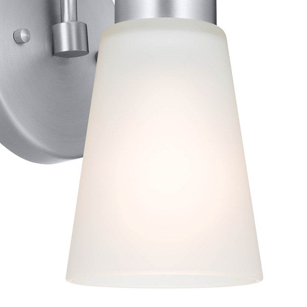 ERMA luminaire mural nickel brossé 52445NI | Luminaire Plus.ca
