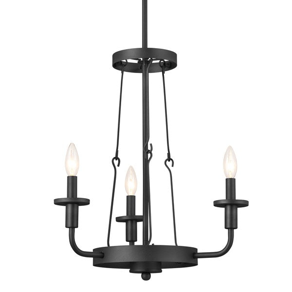 VETIVENE luminaire suspendu noir 52450BKT | Luminaire Plus.ca