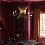 BAILE luminaire suspendu noir et doré 52458BK