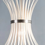 BAILE luminaire suspendu nickel brossé et grège 52460NI