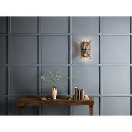 BAILE luminaire mural noir et doré 52461BK | Luminaire Plus.ca