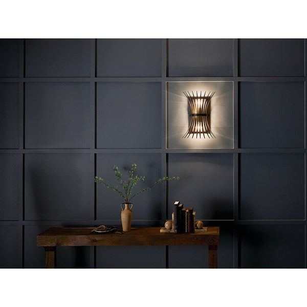 BAILE luminaire mural noir et doré 52461BK | Luminaire Plus.ca