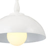 FIRA luminaire suspendu blanc et doré 52476WH | Luminaire Plus.ca