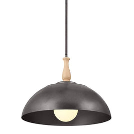 FIRA luminaire suspendu gris et effet bois 52477AVI | Luminaire Plus.ca
