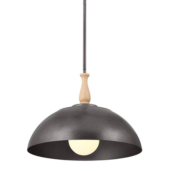 FIRA luminaire suspendu gris et effet bois 52477AVI