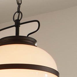 OPAL luminaire suspendu noir 52478BKT | Luminaire Plus.ca