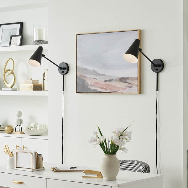 SYLVIA luminaire mural noir 52485BKB | Luminaire Plus.ca