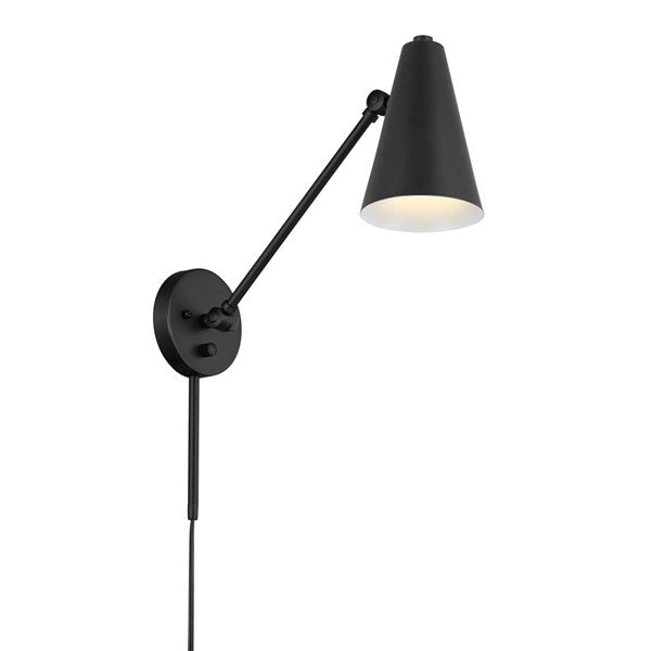 SYLVIA luminaire mural noir 52485BKB | Luminaire Plus.ca