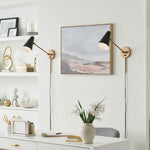 SYLVIA luminaire mural noir et doré 52485NBRB | Luminaire Plus.ca