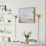 SYLVIA luminaire mural blanc et doré 52485NBRW | Luminaire plus.ca
