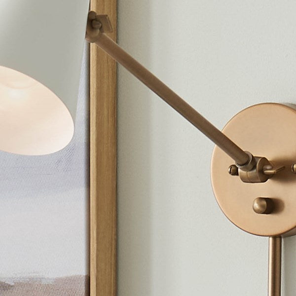 SYLVIA luminaire mural blanc et doré 52485NBRW | Luminaire plus.ca