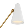 SYLVIA luminaire mural blanc et doré 52485NBRW | Luminaire plus.ca