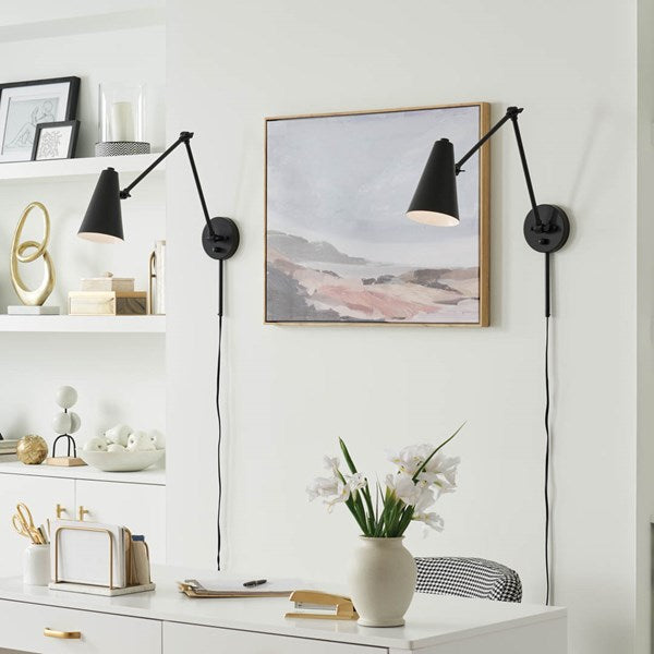 SYLVIA luminaire mural noir 52486BKB | Luminaire Plus.ca