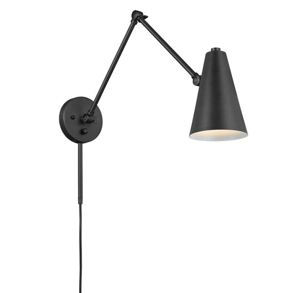 SYLVIA luminaire mural noir 52486BKB | Luminaire Plus.ca