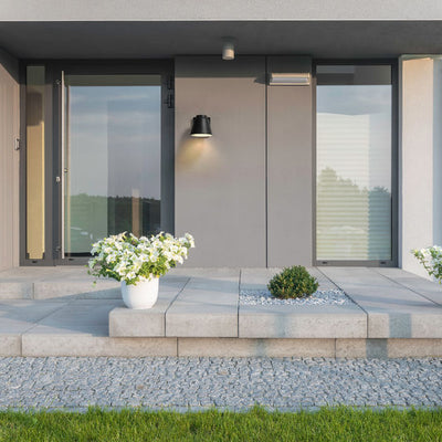 ASHER luminaire mural extérieur noir IL-111 | Luminaire Plus.ca