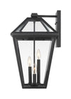 TALBOT luminaire mural extérieur noir 579B-BK | Luminaire Plus.ca