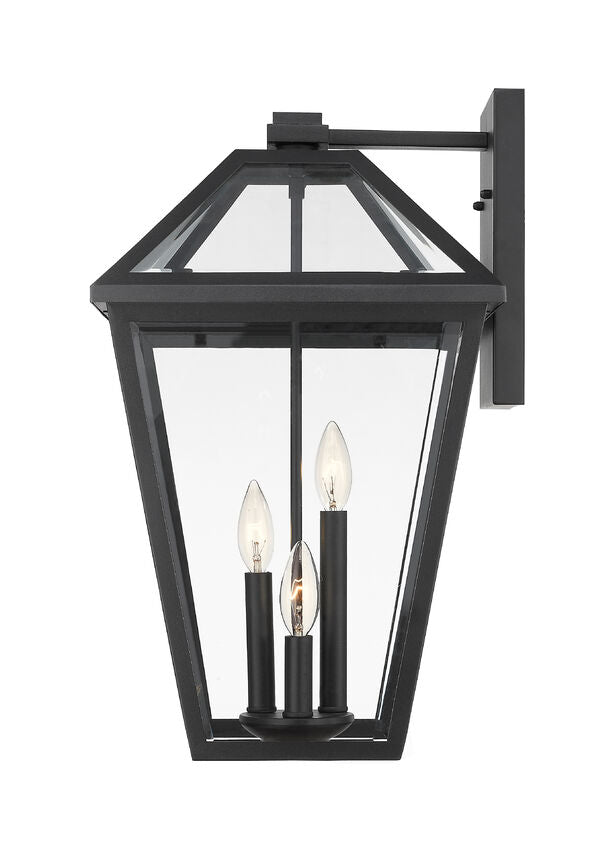 TALBOT luminaire mural extérieur noir 579B-BK | Luminaire Plus.ca