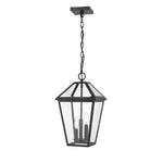 TALBOT luminaire suspendu extérieur noir 579CHB-BK | Luminaire Plus.ca
