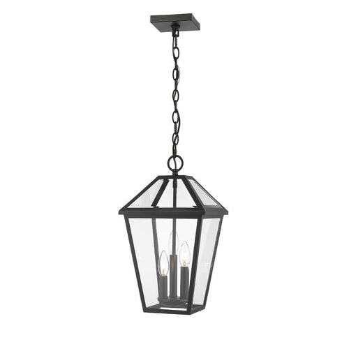 TALBOT luminaire suspendu extérieur noir 579CHB-BK | Luminaire Plus.ca